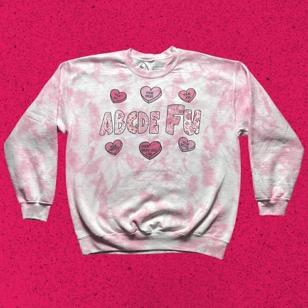 Ironic humor crewneck sweatshirt